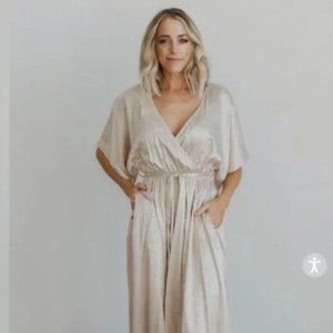 Baltic Born Savannah Ivory Kimono Dress Sz S